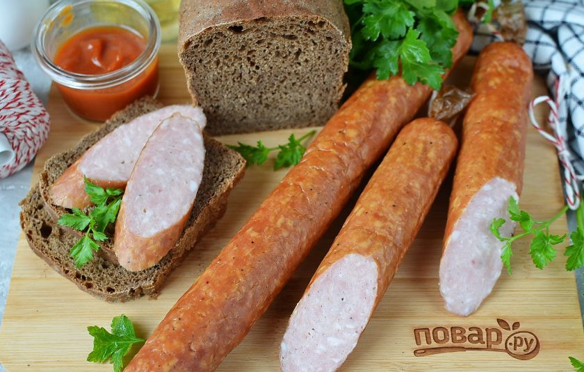 1. Этап. Домашняя колбаса из курицы: Угощайтесь!