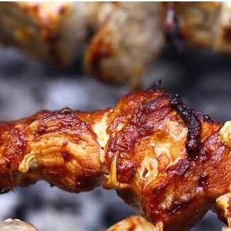 Шашлык из свинины в кефире