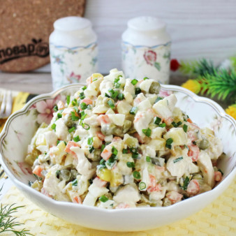 Жареный Оливье