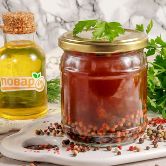 Консервированный перец горошком