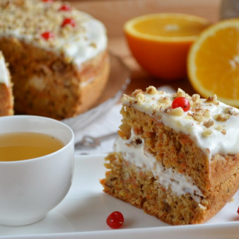 Морковный торт в мультиварке