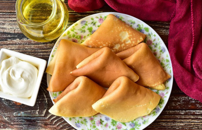 1. Этап. Толстые блины на соде: Толстые блины на соде готовы! Приятного аппетита!