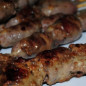 Шашлык из куриных сердечек