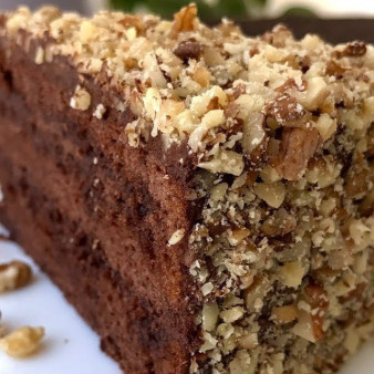 Шоколадно-ореховый торт (обалденный!)