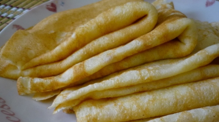 1. Этап. Блинчики по-французски: 5. Подаем блинчики в горячем виде к чаю или другому напитку. Приятного аппетита!