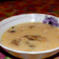 Сырный суп с курицей и грибами