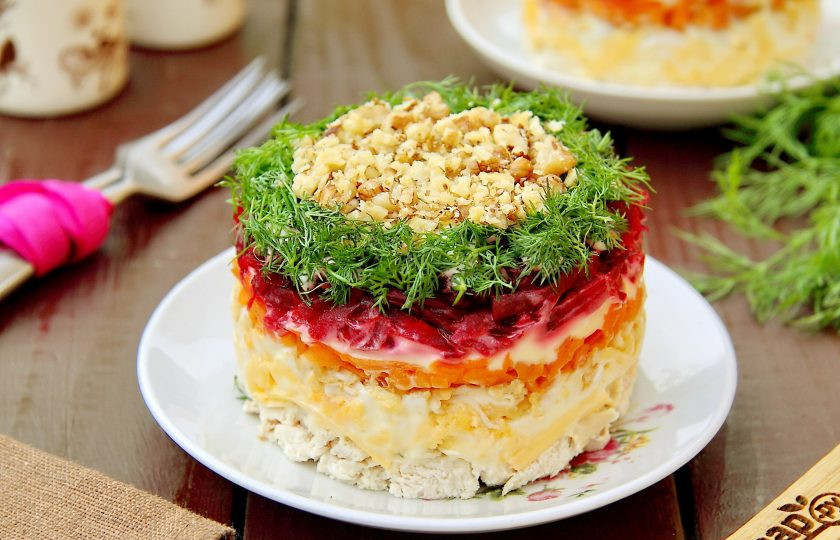 1. Этап. Салат Генеральский классический: Салат 