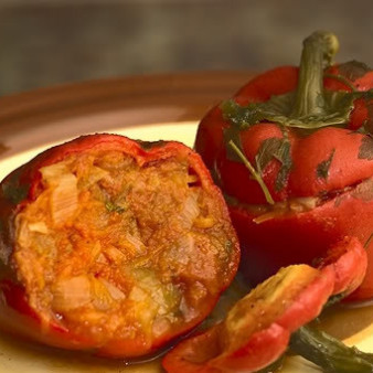 Болгарский перец с овощами