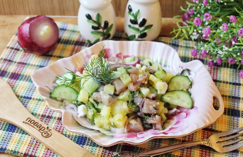 1. Этап. Салат Ерундопель: Ароматный, вкусный и сытный салат подавайте на закуску в будни и праздники.