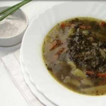 Щавелевый суп постный