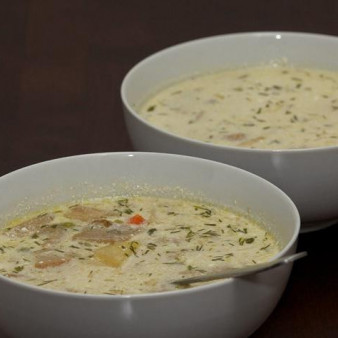 Русский постный суп