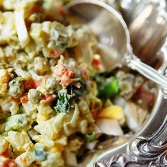 Диетический оливье