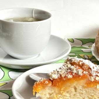 Абрикосово-кокосовый пирог