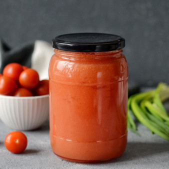 Домашний томатный сок на зиму