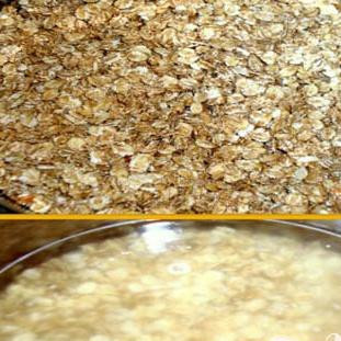 1. Этап. Овсяный кисель: 1. В миску или какую-нибудь другую емкость насыпаем овсяные хлопья (геркулес) и заливаем водой. Оставим на ночь.