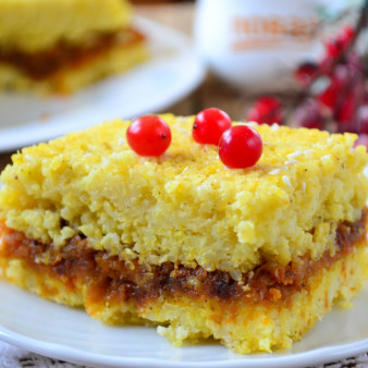 Пшенная запеканка с тыквой