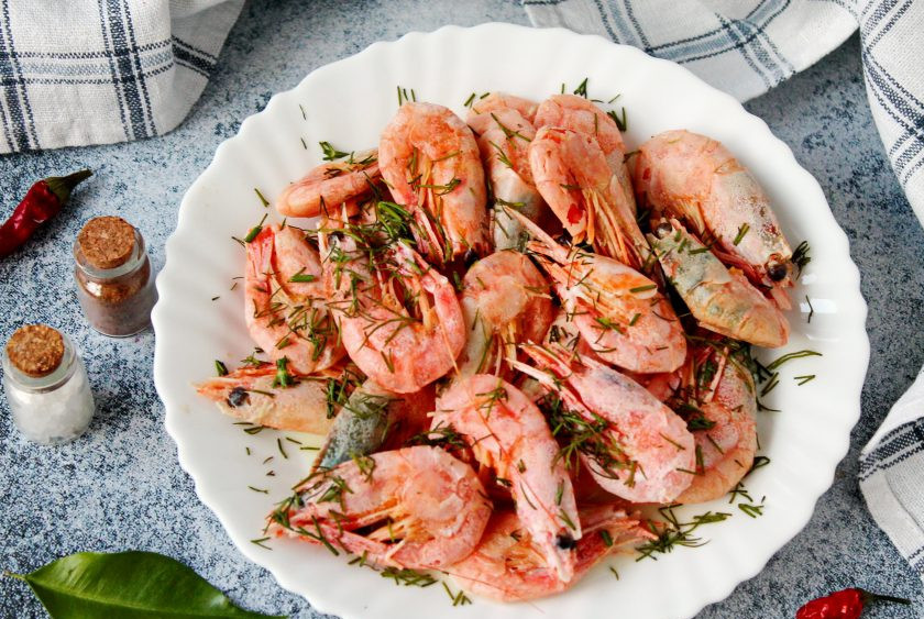 1. Этап. Креветки в молоке: Приятного аппетита!