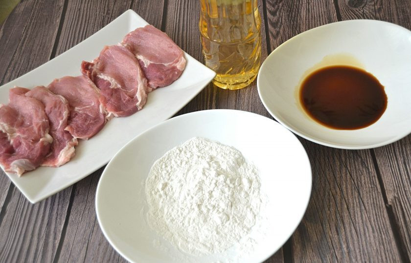 1. Этап. Отбивные Соломоны: Подготовьте ингредиенты.