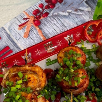 Шашлык из мяса индейки в аэрогриле