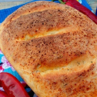 Хлеб творожно-сливочный с зеленью