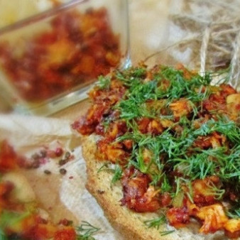 Хлеб с курицей Хеннеброд