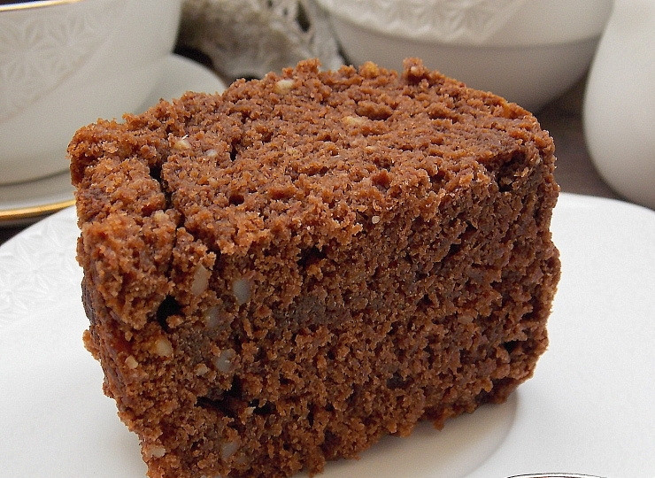 1. Этап. Простейший шоколадный пирог: Приятного аппетита!