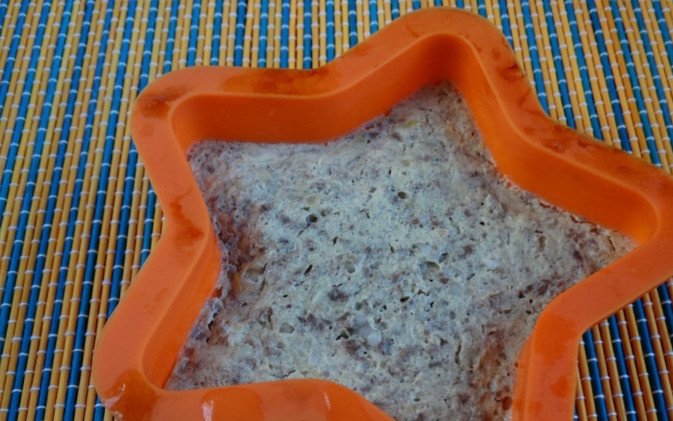 1. Этап. Запеканка из печенки: После готовности дайте запеканке немного остыть и потом выложите ее на тарелку. Приятного аппетита!