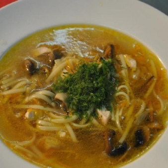 Грибной суп без картофеля