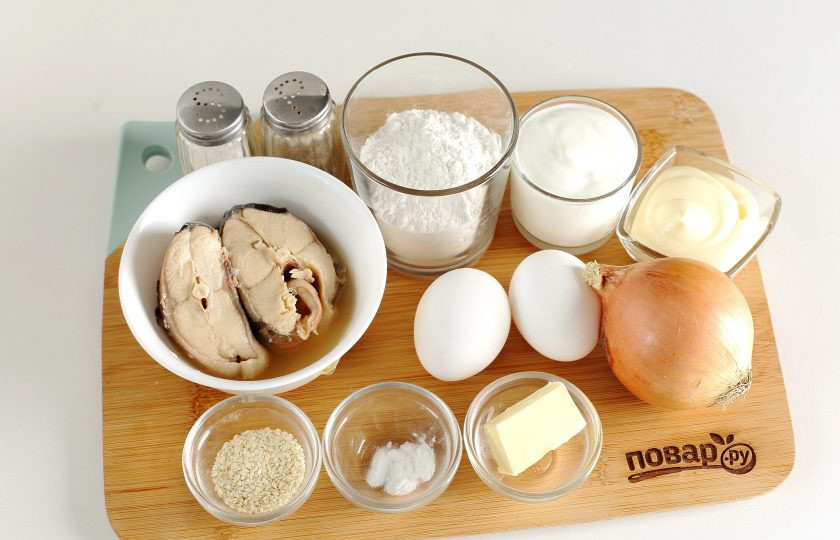 1. Этап. Паштида: Подготовьте все ингредиенты.