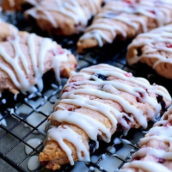 Черничное печенье