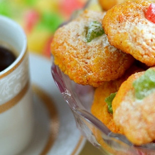 Морковное печенье с цукатами для детей