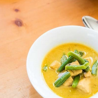 Суп из стейка семги