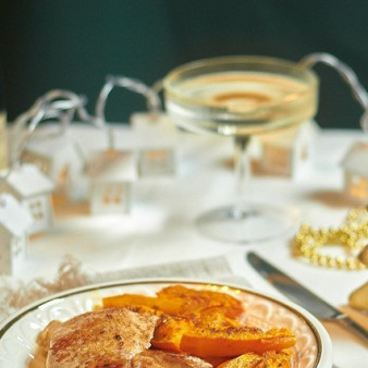 Индейка су-вид с тыквой