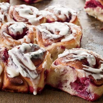 Raspberry-Swirl Sweet Rolls