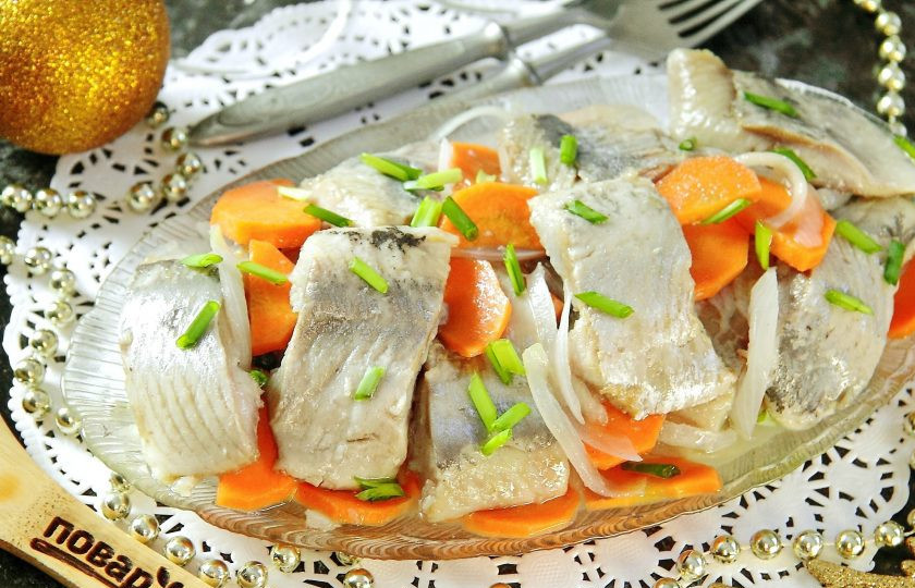 1. Этап. Рождественская сельдь: Рождественская сельдь готова. Приятного аппетита!