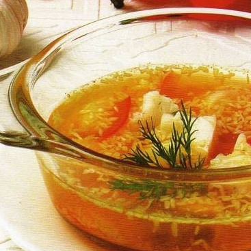 1. Этап. Суп из консервированной горбуши: Прошу к столу!