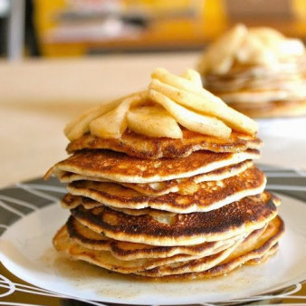 Дрожжевые оладьи на простокваше