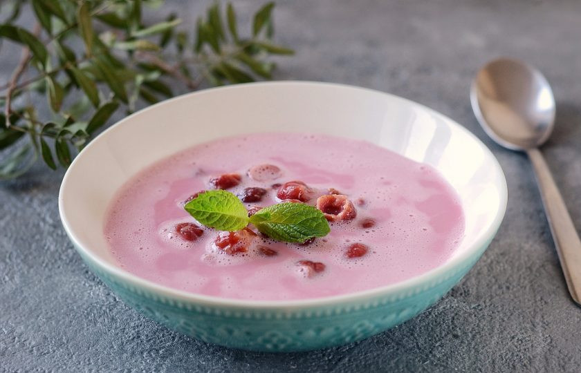 1. Этап. Холодный вишневый суп: Холодный вишневый суп готов, приятного вам аппетита!