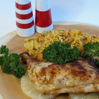 Куриные окорочка по-Гавайски