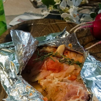 Грудки индейки в фольге