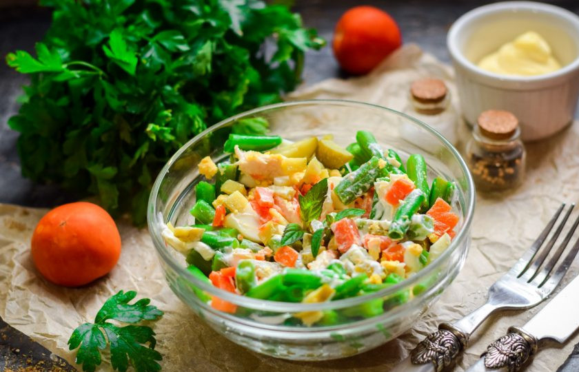 1. Этап. Оливье по Дюкану: Приятного аппетита!