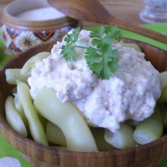 Фасоль под соусом