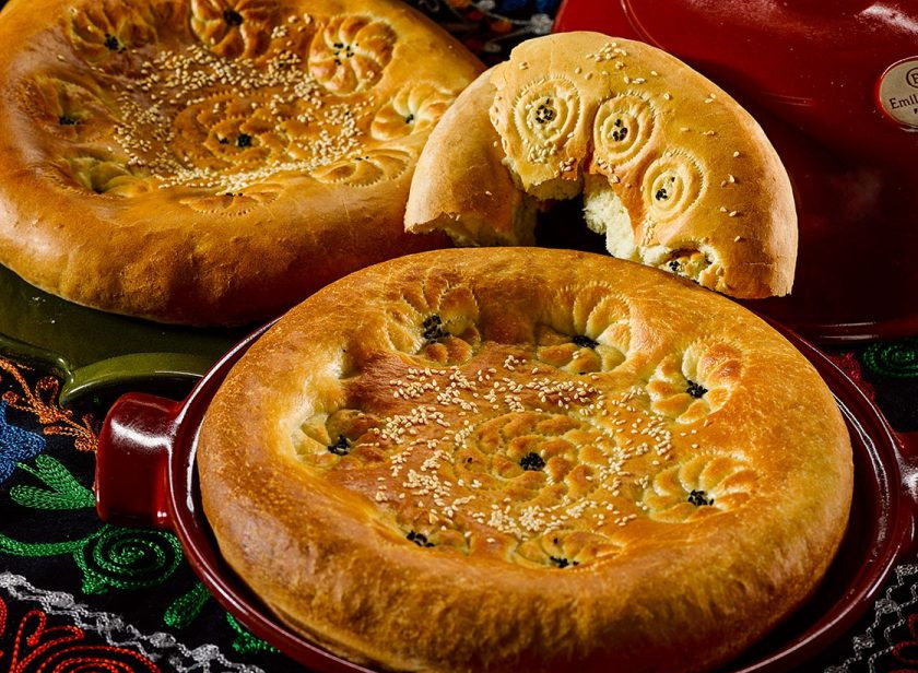 1. Этап. Лепешки из тандыра в духовке: Лепешка из тандыра готова!