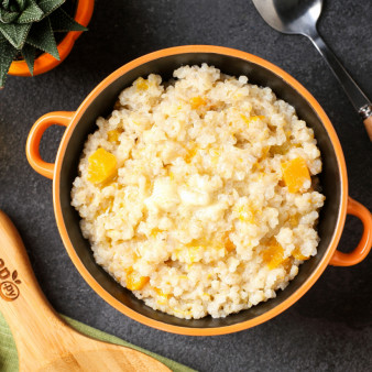 Каша ячневая с тыквой