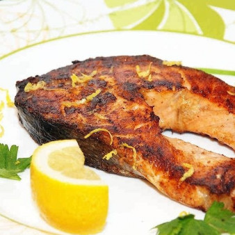 Форель на гриле