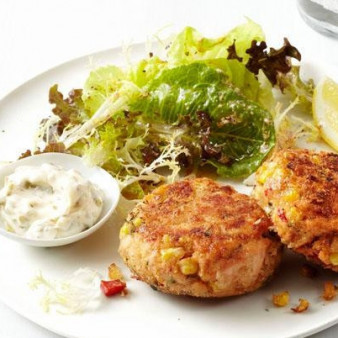 Рыбные котлеты из кеты