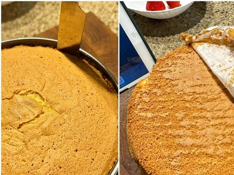 1. Этап. Торт  Клубничный Поцелуй: … и только потом вынул из формы