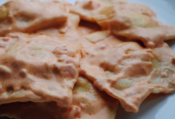 1. Этап. Равиоли в сливочном соусе: Приятного аппетита!