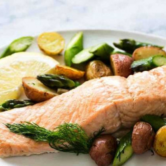 Рецепт семги в духовке с картошкой