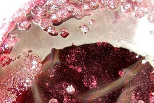 1. Этап. Желе из ягод: Теперь ставим кастрюлю на плиту, добавляем оставшийся сахар, постоянно помешивая. На медленном огне доводим до кипения и варим в течение 5 минут. Выключаем огонь и ждем, пока масса полностью остынет. Затем опять ставим на медленный огонь и доводим до кипения, варим 5 минут. Снова выключаем огонь, ждем, пока остынет. Теперь в последний раз повторяем процедуру: закипает, варим 5 минут, охлаждаем.